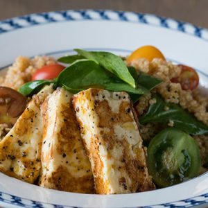 Haloumi and Couscous Salad